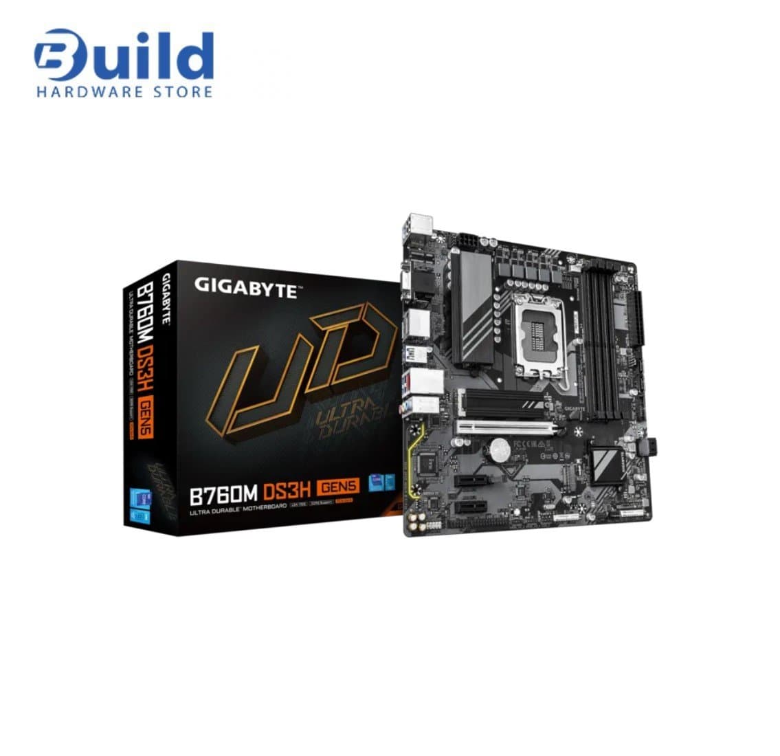 GIGABYTE B760M DS3H DDR5 Motherboard – LGA1700, PCIe 5.0, Gen5