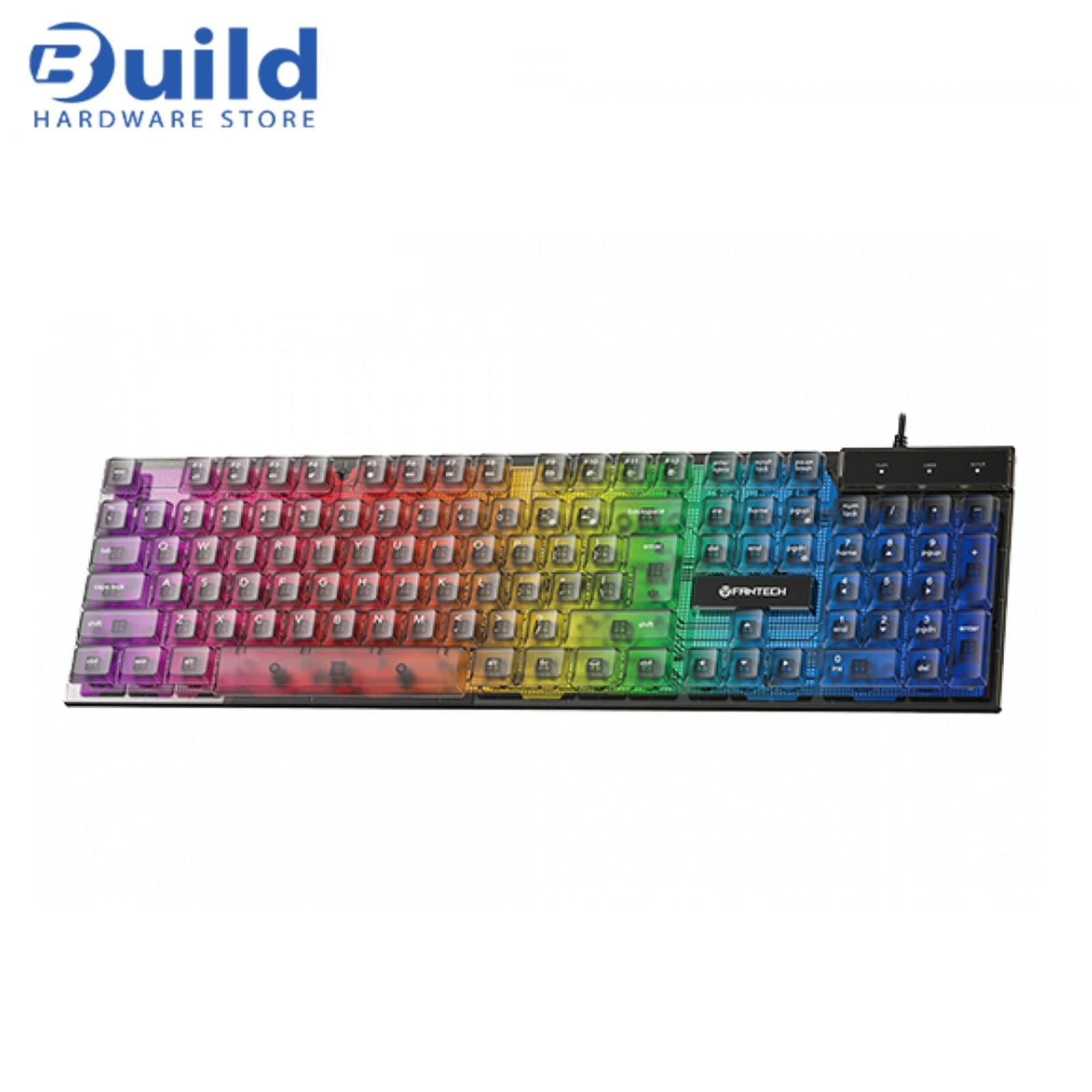Fantech K515 Wired Gaming Keyboard – Black, Ultra-Slim Design