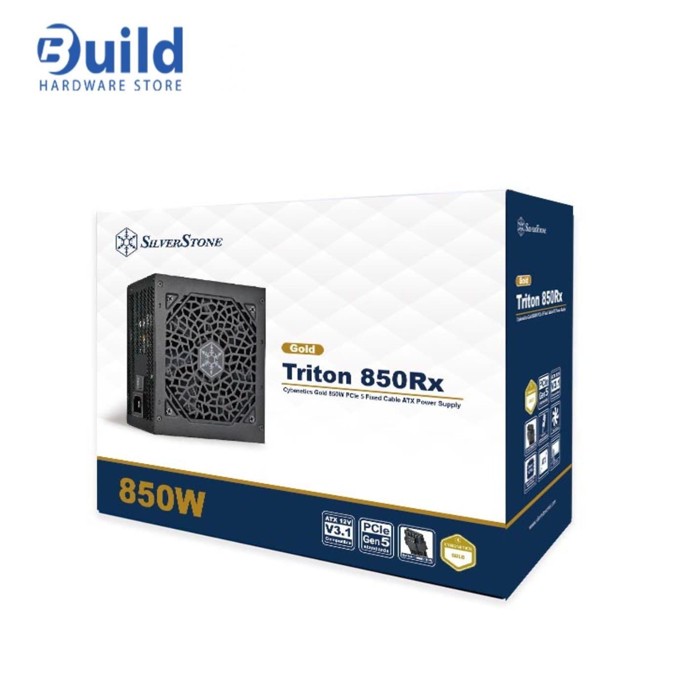 SilverStone Triton 850Rx 850W ATX 3.1 PCIe Gen5 PSU Gold