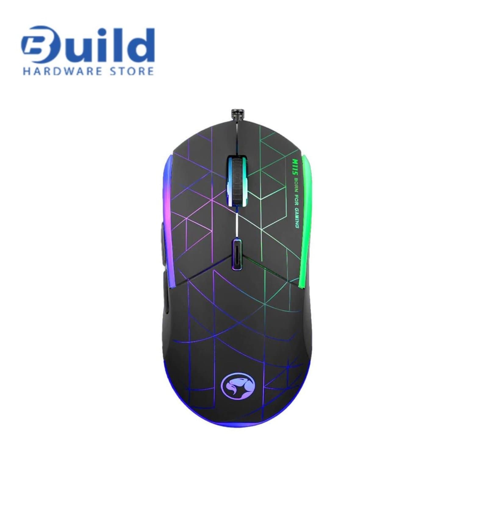 MARVO M115 Wired Mouse – Precision, Comfort, and Stylish Design