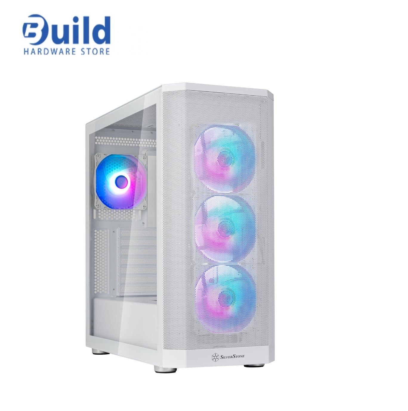 SilverStone FARA 514X White Grey ATX Mid-Tower Case – ( build only )