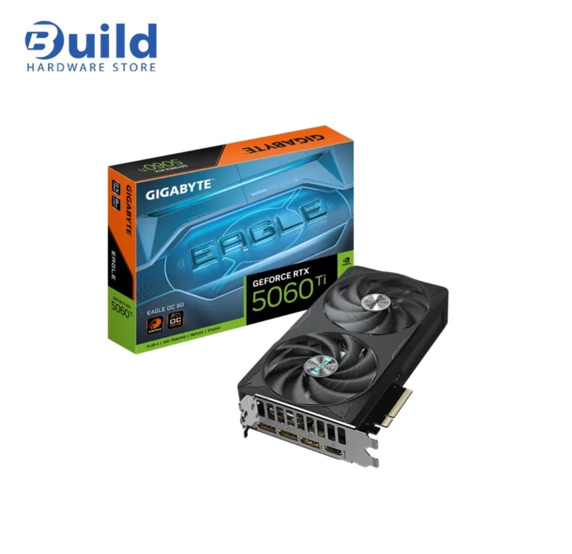 Gigabyte RTX™ 5060 Ti EAGLE OC 8G – 8GB GDDR7, 4608 CUDA cores, 2617 MHz boost, PCI-E 5.0, 128-bit, 3x DP 2.1b, 1x HDMI 2.1b