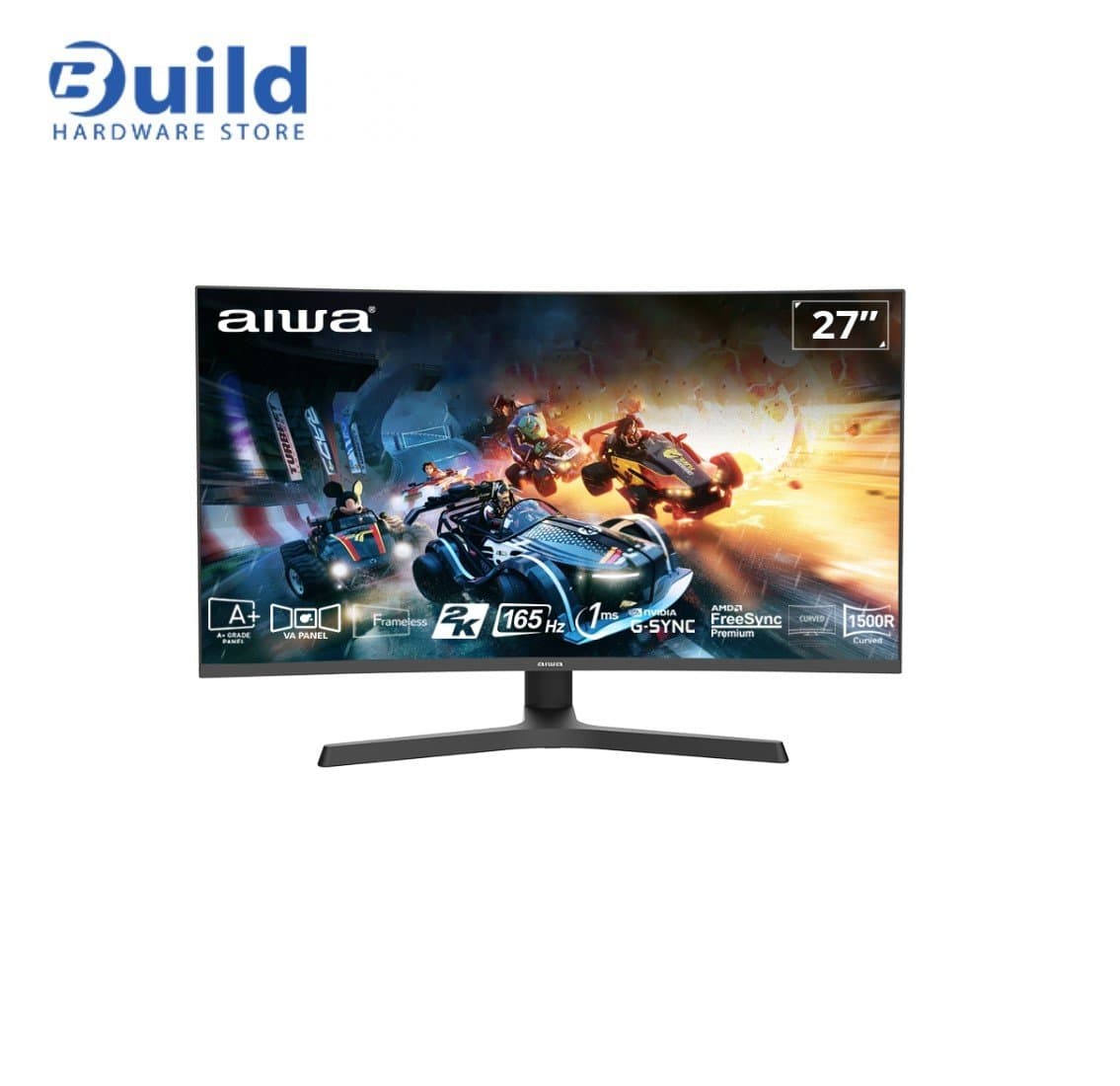 AIWA MZ2707-K1 165Hz 2K Gaming Monitor – 27 inch IPS Display