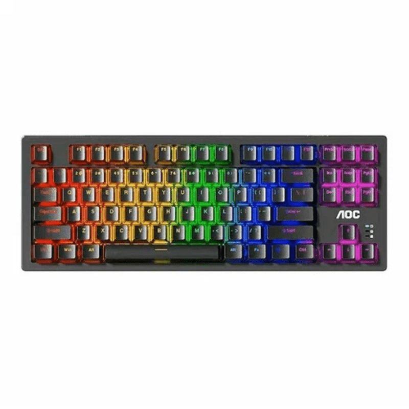 كيبورد AOC-GK230 أسود سويتش أزرق USB