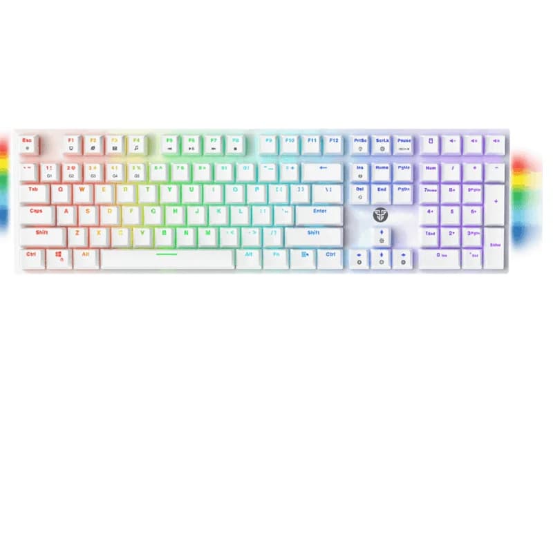 كيبورد Fantech ميكانيكي Maxfit108 MK855 أبيض