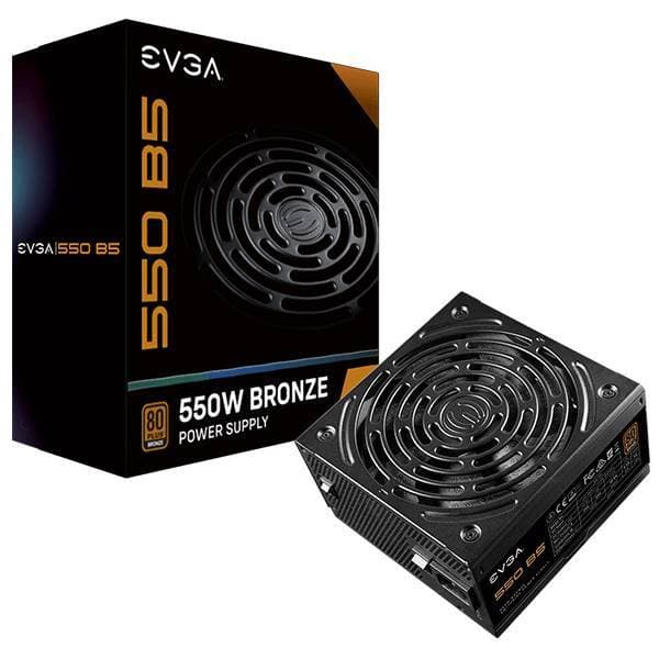 EVGA 550 B5, 80 Plus BRONZE 550W, Fully Modular, EVGA ECO Mode