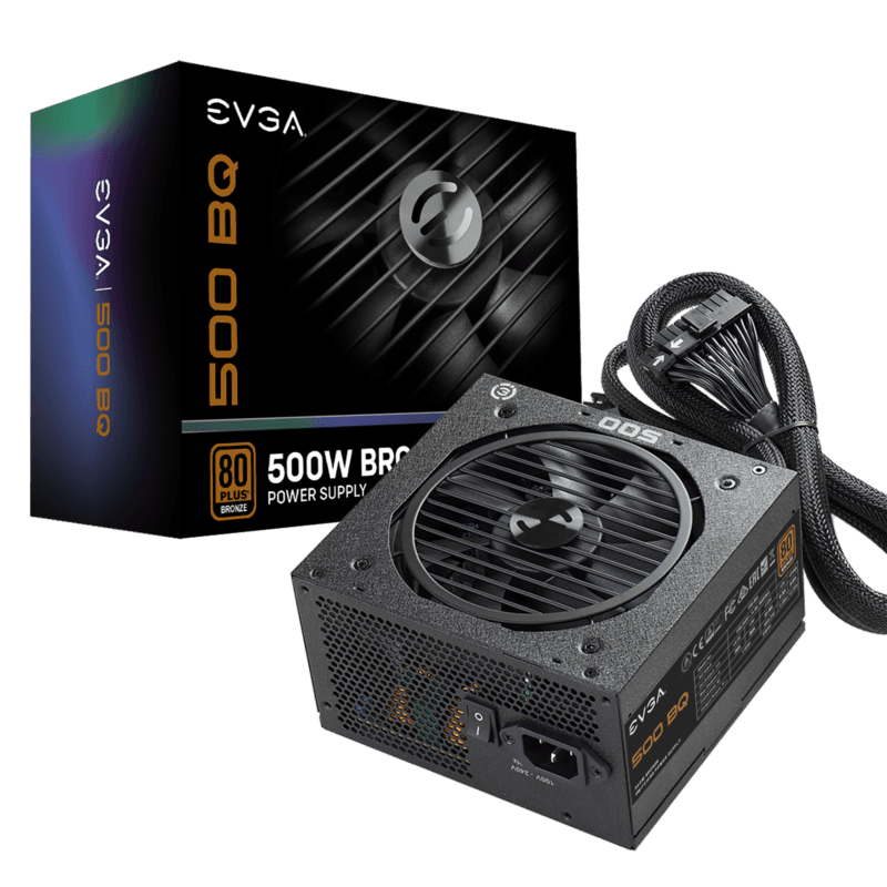 EVGA 500 BQ, 80+ BRONZE 500W