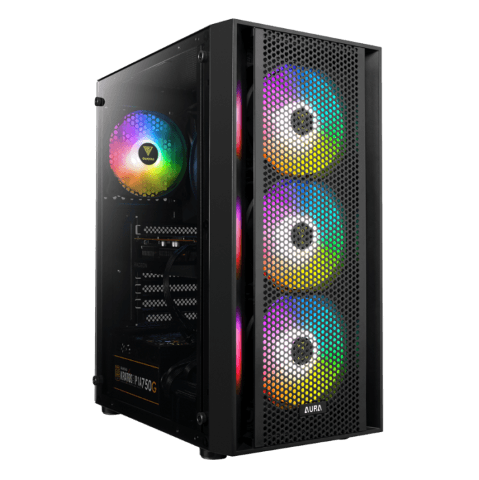 AURA GC1 650 Perforated ARGB Mid-tower Case