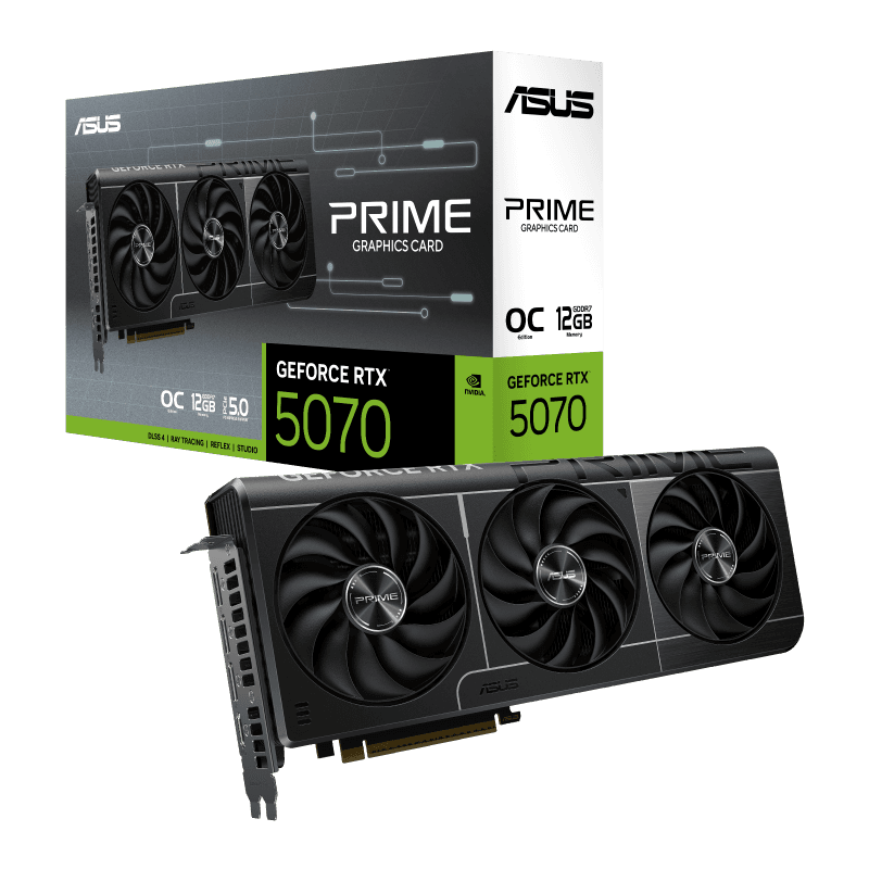 ASUS PRIME GeForce RTX™ 5070 12GB GDDR7 OC Edition