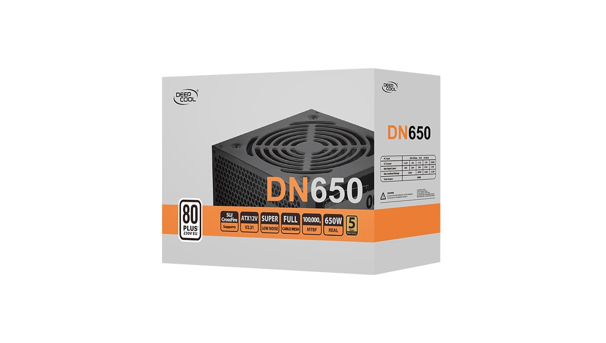 مزود طاقة ديب كول DN650 بقدرة 650 وات 80 PLUS