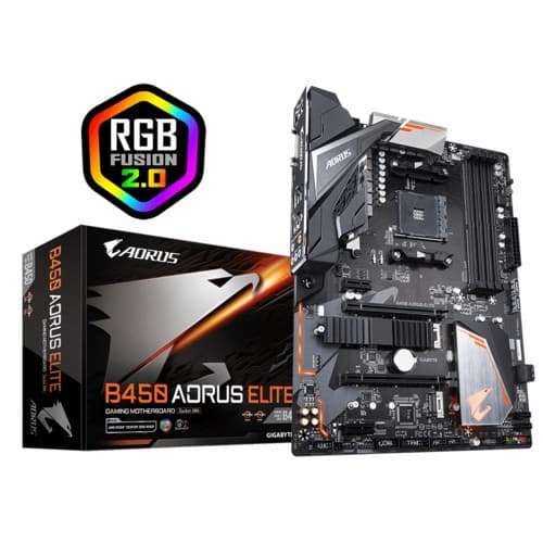 Gigabyte B450 AORUS ELITE Socket AM4 Motherboard (rev. 1.0)