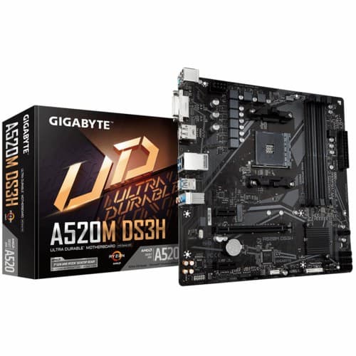 Gigabyte A520M DS3H Socket AM4 Motherboard (rev. 1.0)