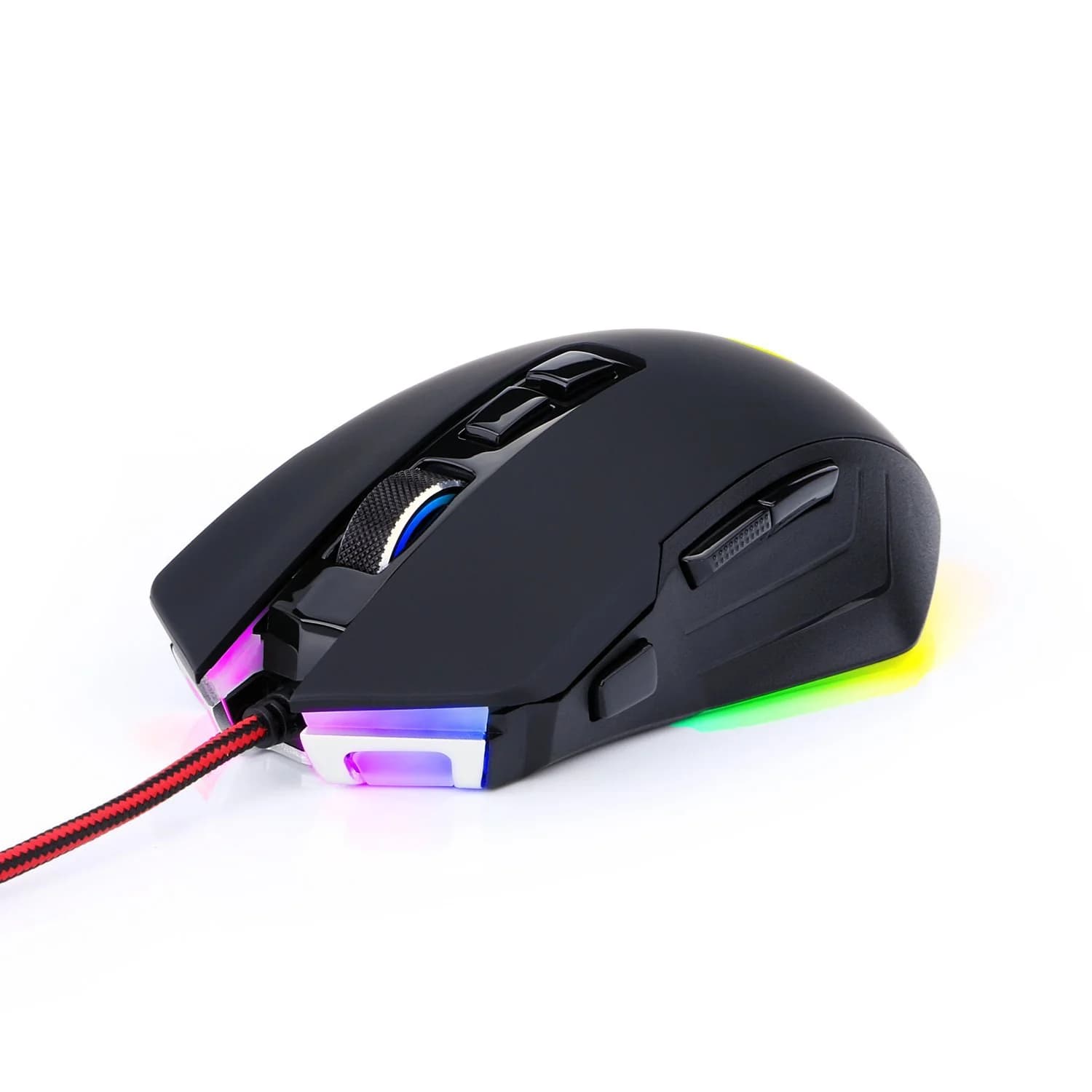 ماوس جيمنج Redragon M715 DAGGER عالي الدقة وقابل للبرمجة مع 7 أوضاع إضاءة RGB