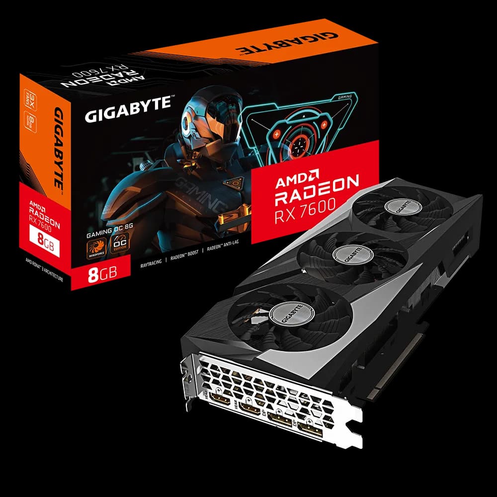 GIGABYTE Radeon™ RX 7600 GAMING OC 8G
