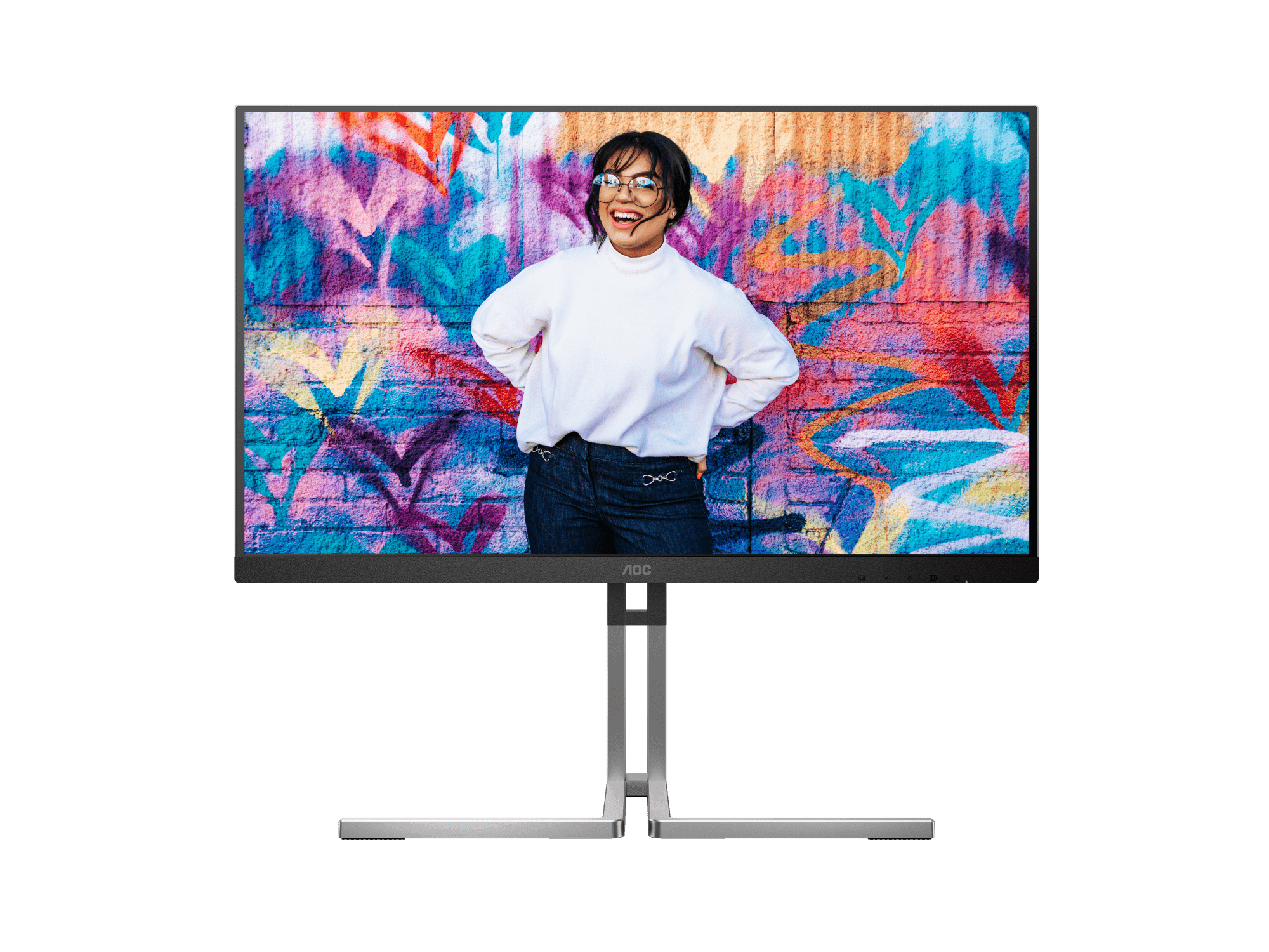 AOC Q27U3CV 27inch Graphic Pro Monitor, QHD Display, IPS, Quantum Dot Tech, VESA Certified and HDR 400.