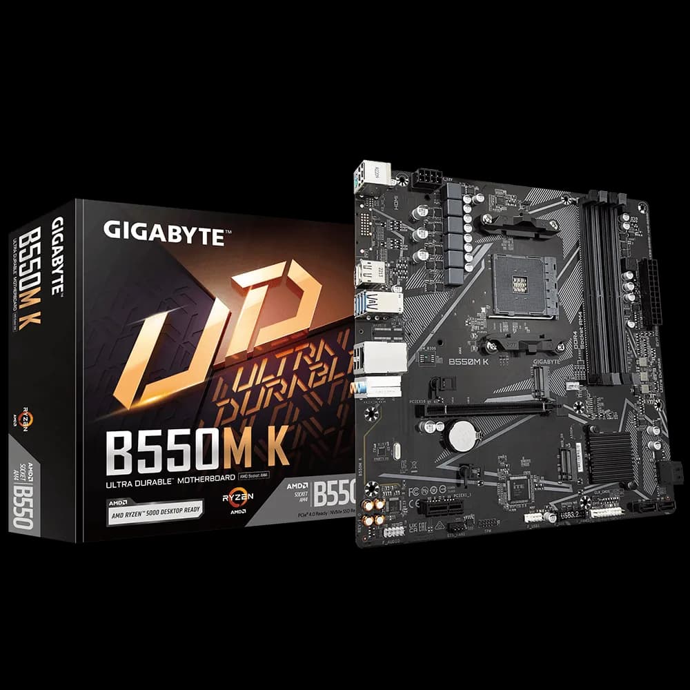 Gigabyte B550M K Socket AM4 Motherboard (rev. 1.0)