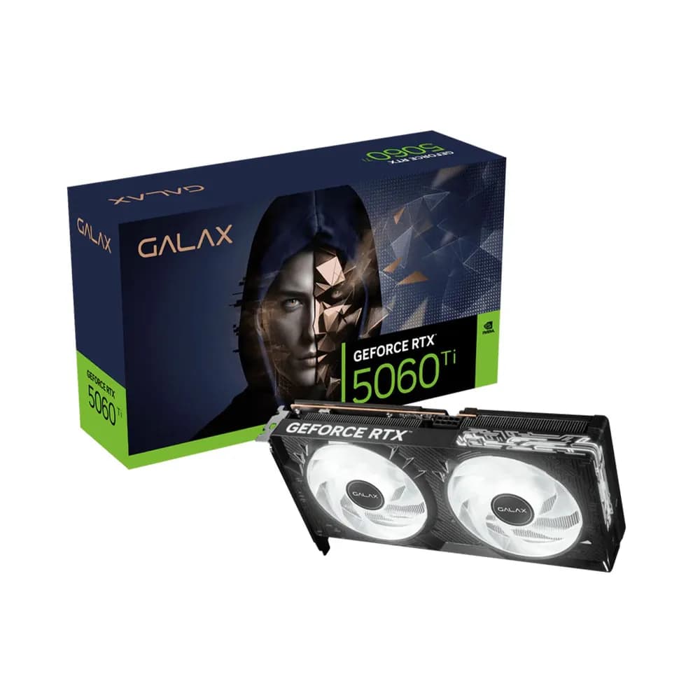 GALAX GeForce RTX™ 5060 1-Click OC (Launch Edition) 8GB GDDR7 128-bit/DP2.1b*3/HDMI 2.1b/DLSS 4
