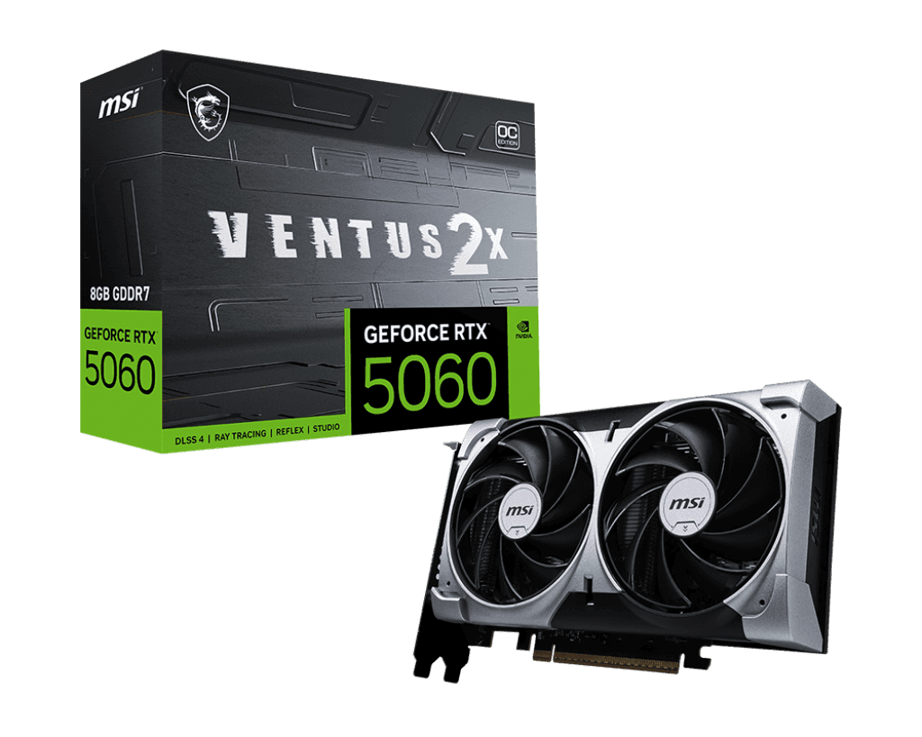 MSI GeForce RTX™ 5060 8G VENTUS 2X OC
