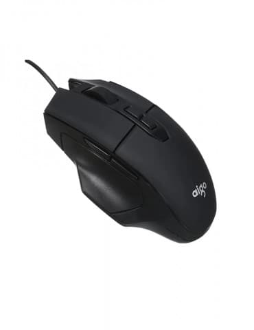 AIGO Q38 Wired Gaming Mouse-Black