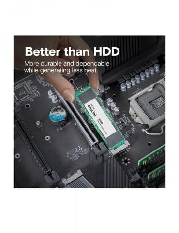 SSD Crucial E100 1TB PCIe Gen4 Nvme 2280 M.2 SSD