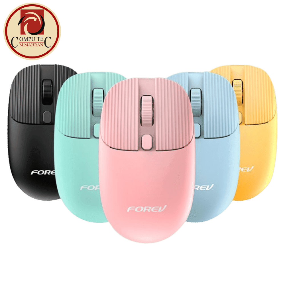 Forev FV-198 Wireless Mouse – 2.4GHz High-End with USB Nano Receiver – Elegant & Ergonomic