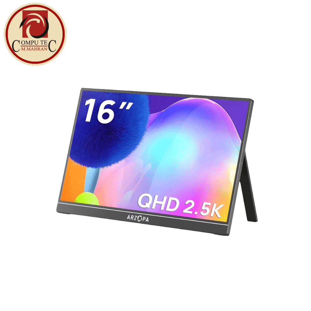 Arzopa Z1RC 2.5K Portable Monitor – Brilliant QHD 16″ Display for Ultimate Portability..