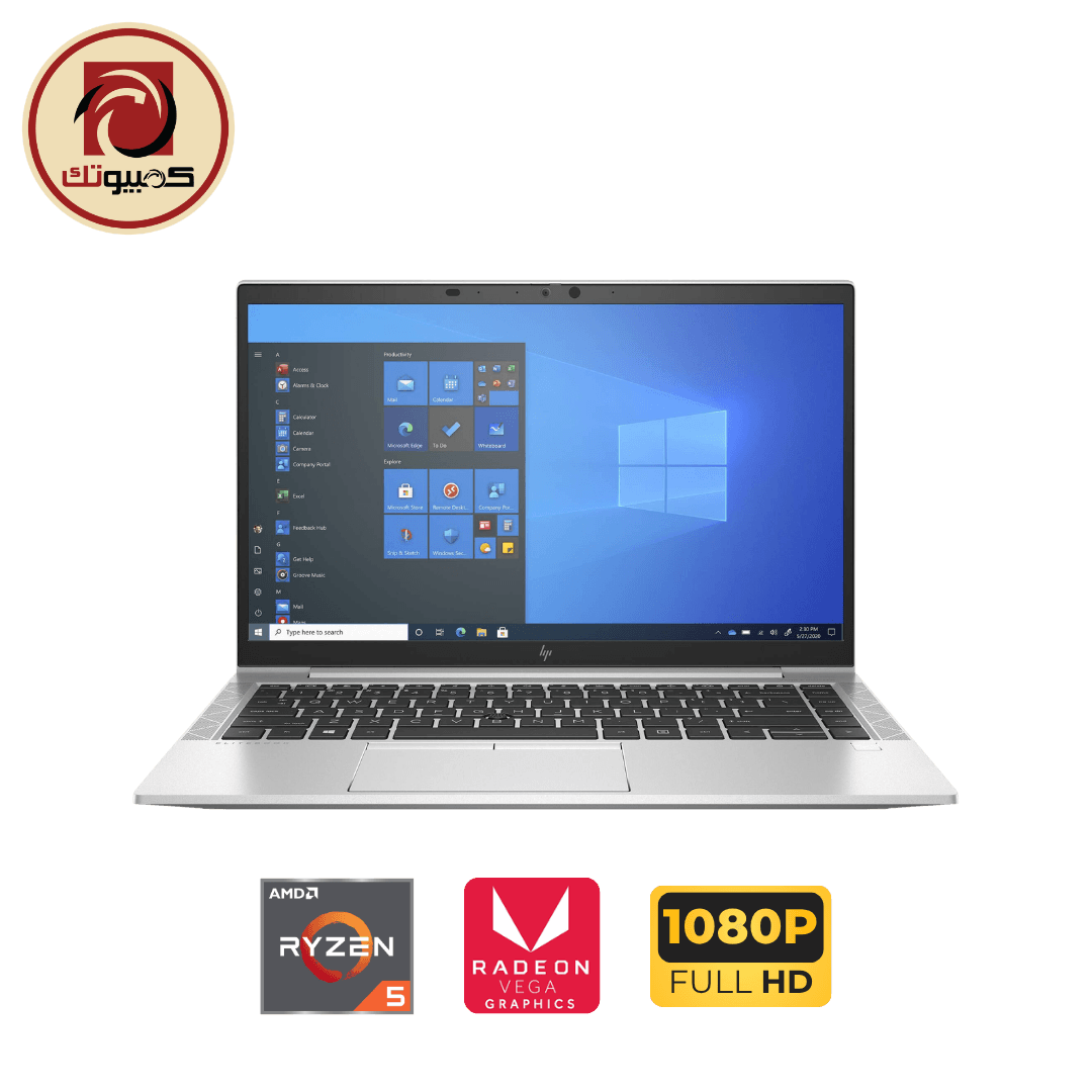 HP EliteBook 845 G8 Business Laptop – AMD Ryzen 5 PRO 5650U, AMD Radeon Graphics, 16GB RAM, 256GB SSD, 14″ FHD