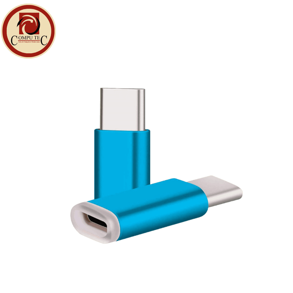 Lucklystar USB-C Male to USB-A Female Adapter | OTG Converter | Data Transfer & Charging