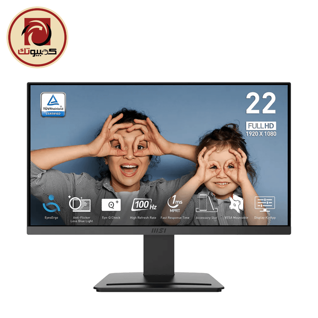 MSI PRO MP223 E2 – 21.45″ FHD 100Hz VA Business Monitor with EyesErgo Technology