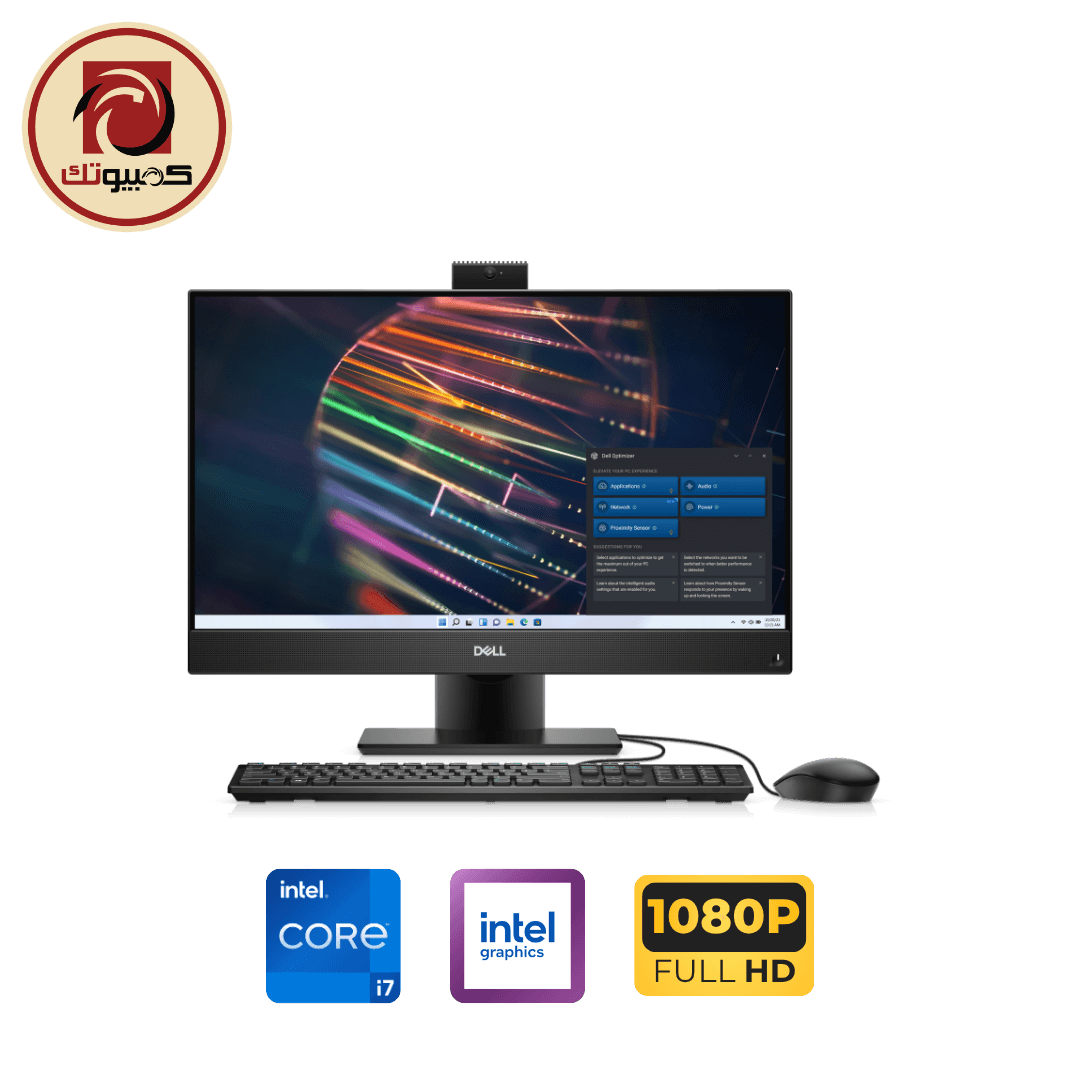 Dell OptiPlex 7400 All-in-One – Intel Core i7-12700, Intel UHD Graphics 770, 8GB RAM, 256GB SSD, 23.8″ FHD Touch