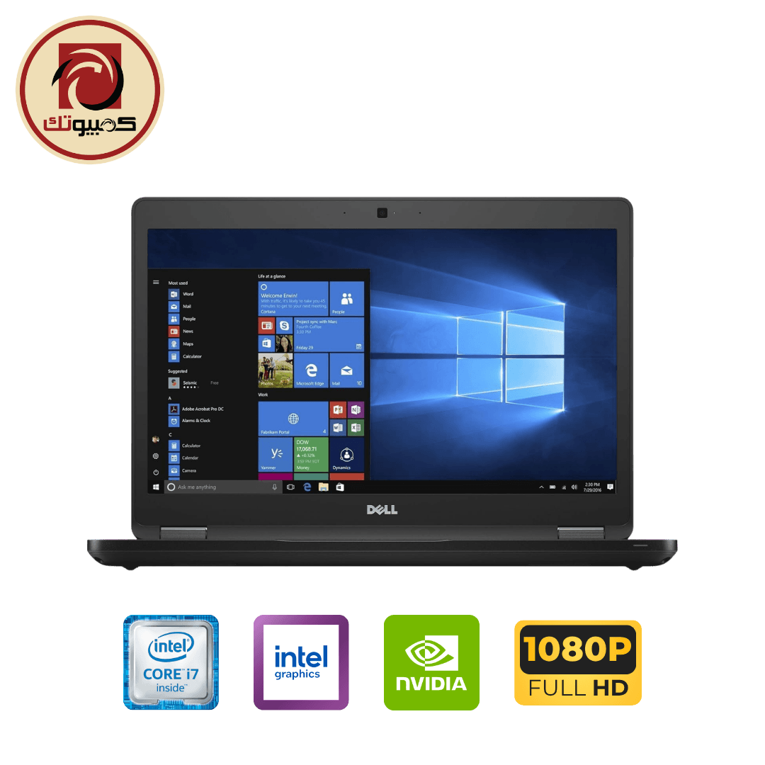 Dell Latitude 5480 Business Laptop – Intel Core i7-6600U, NVIDIA GeForce 930MX, 8GB RAM, 256GB SSD, 14″ FHD