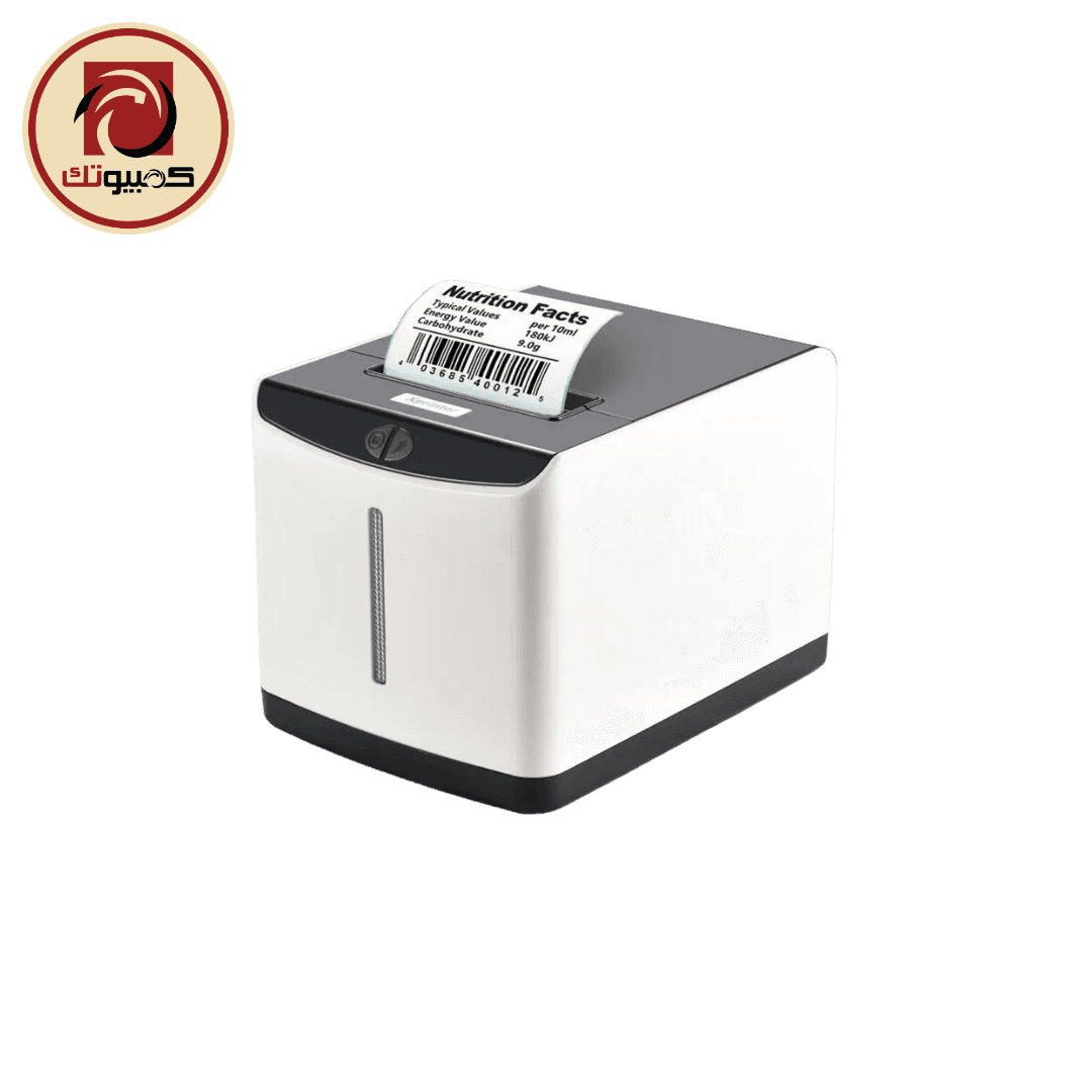 Xprinter XP-Q371U Thermal Barcode & Receipt Printer – 3″ Direct Thermal Label Printer, USB Connectivity, 203 DPI
