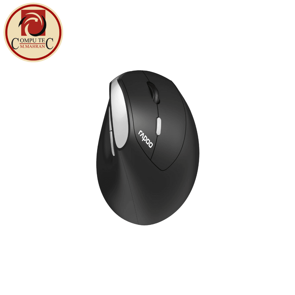 رابو EV250 ماوس لاسلكي مريح - تصميم عمودي، نقرات صامتة، 1600 DPI قابل للتعديل