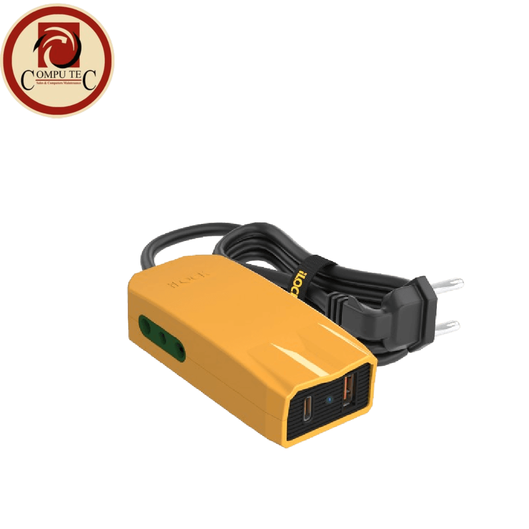 ILOCK Mini 2 Pro Power Strip – 2 Outlets + 2 USB Ports, 3M Cable