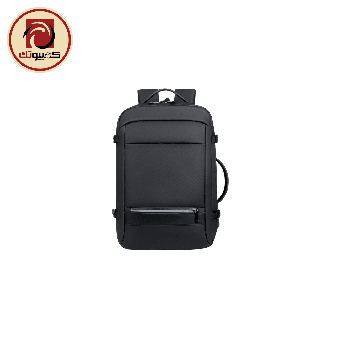 Rahala RAL-5302 Laptop Backpack – 15.6″ Expandable Water-Resistant Business Travel Backpack with USB Charging Port