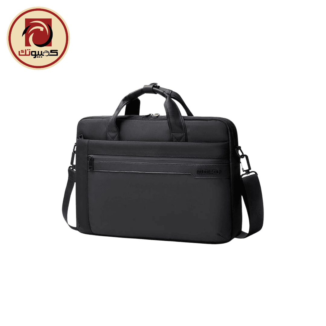 Golden Wolf GW0012 Laptop Shoulder Bag – 15.6″ Water-Resistant Business Carry Bag, Black