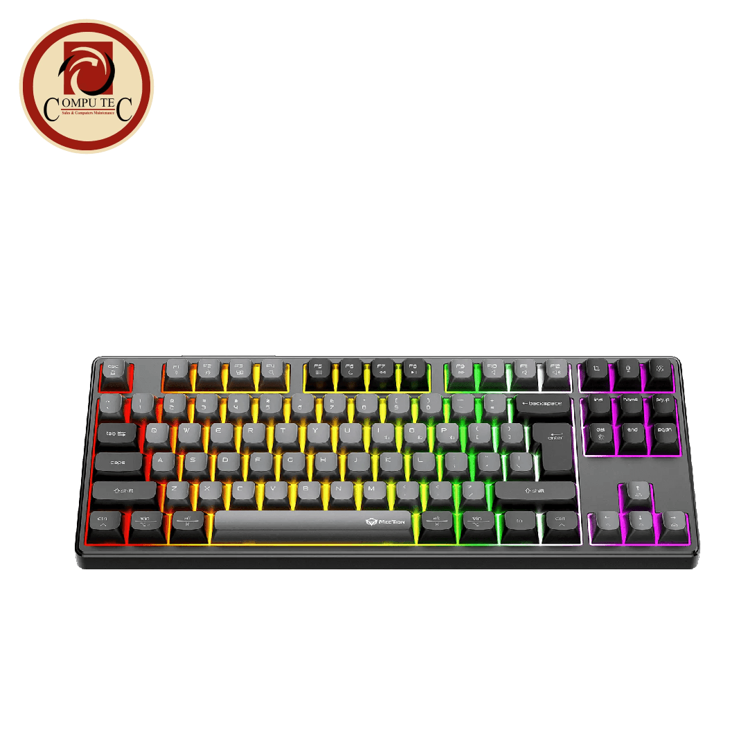 Meetion MK14 RGB Wireless Gaming Keyboard – TKL 80% Mechanical, Bluetooth & 2.4G