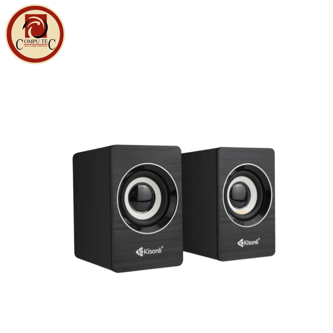 Kisonli A707 USB 2.0 Stereo Computer Speakers – Clear Desktop Sound