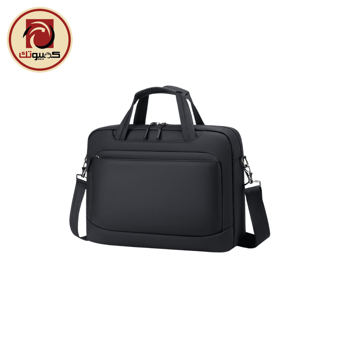 CoolBell CB-2130 Laptop Bag – 15.6″ Water-Resistant Business Laptop Messenger Bag, Black