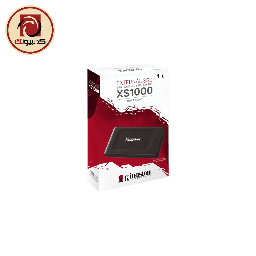 Kingston XS1000 1TB Portable External SSD – USB 3.2 Gen 2 Type-C, Up to 1050MB/s (SXS1000/1000G)