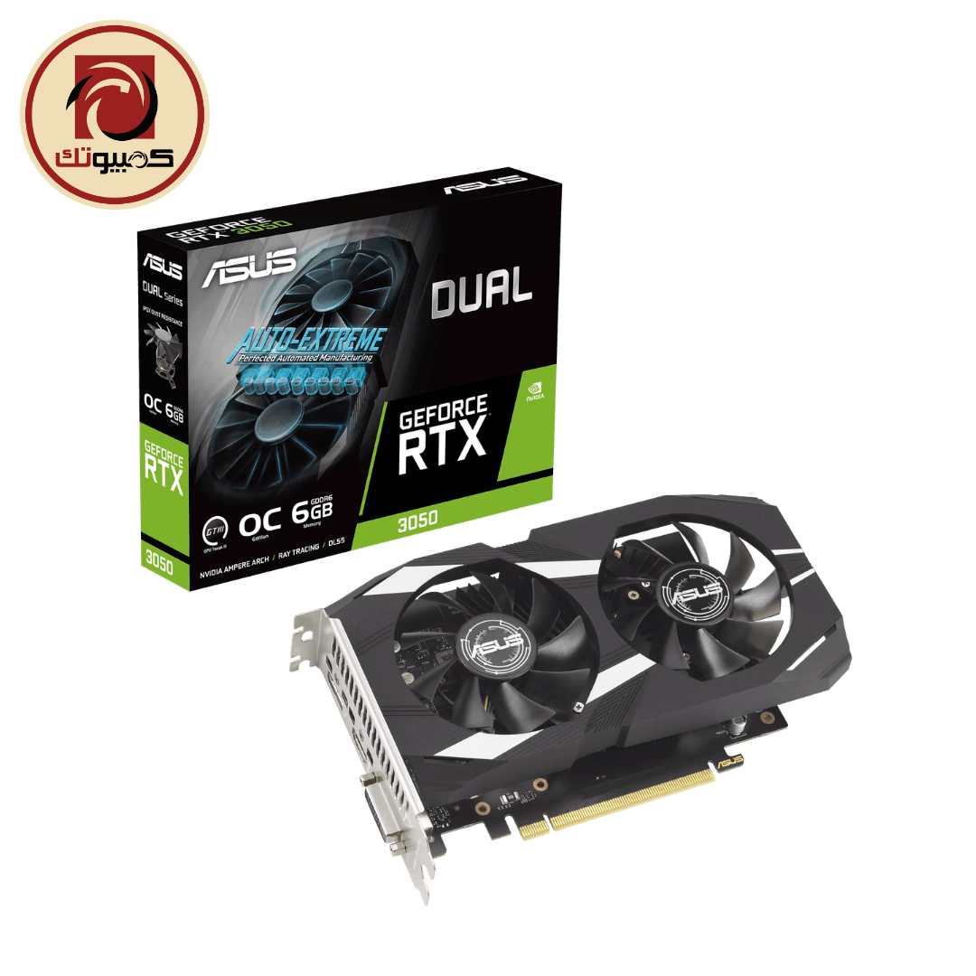 ASUS Dual GeForce RTX 3050 OC Edition 6GB GDDR6 Graphics Card