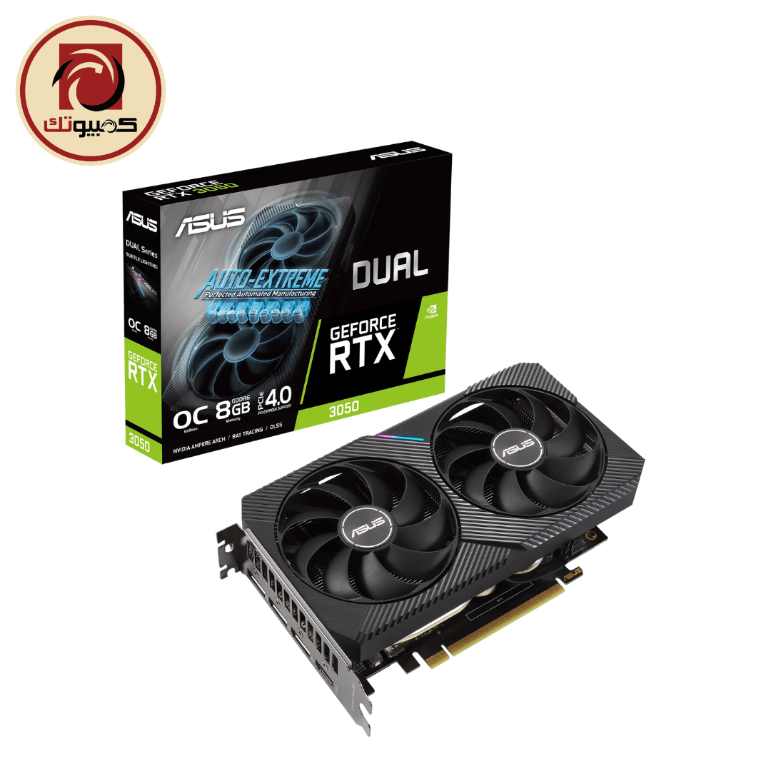 ASUS Dual GeForce RTX 3050 OC Edition 8GB GDDR6 Graphics Card