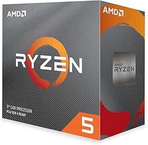 CPU AMD RYZEN 5 3600 CPU Processor 3.6 GHz Six-Core Twelve-Thread 100-000000031 65W Socket AM4 – New Tray