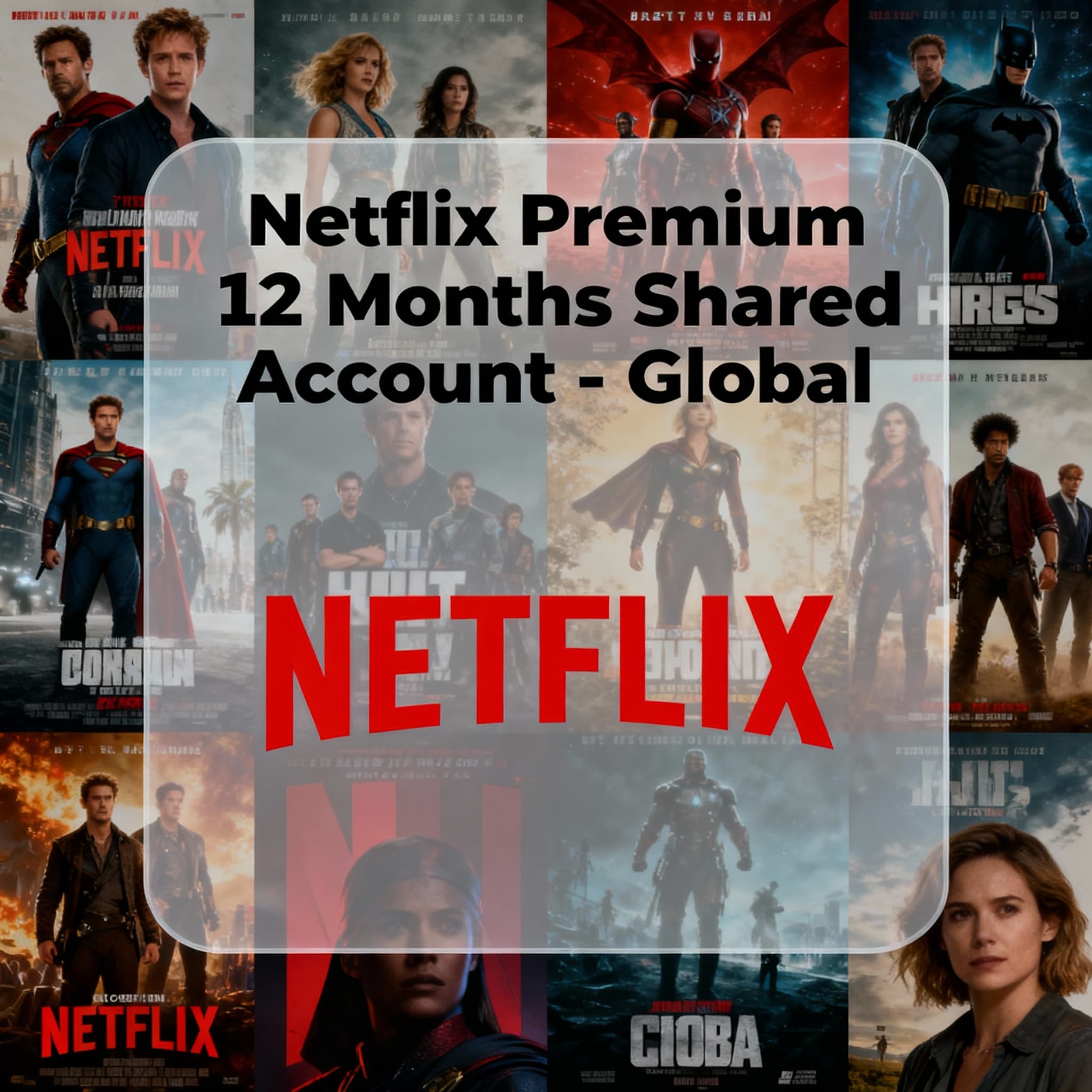 Netflix Premuim 12 Months Access