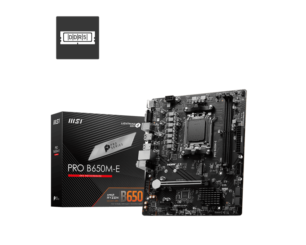 Msi Pro B650M-E Socket AM5 Motherboard – New Box