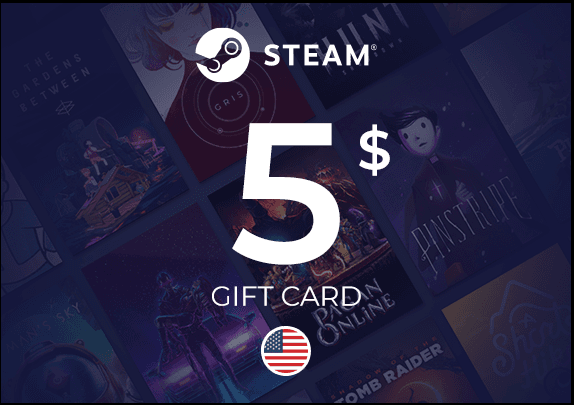 Steam Wallet Gift Card 5 USD – Key