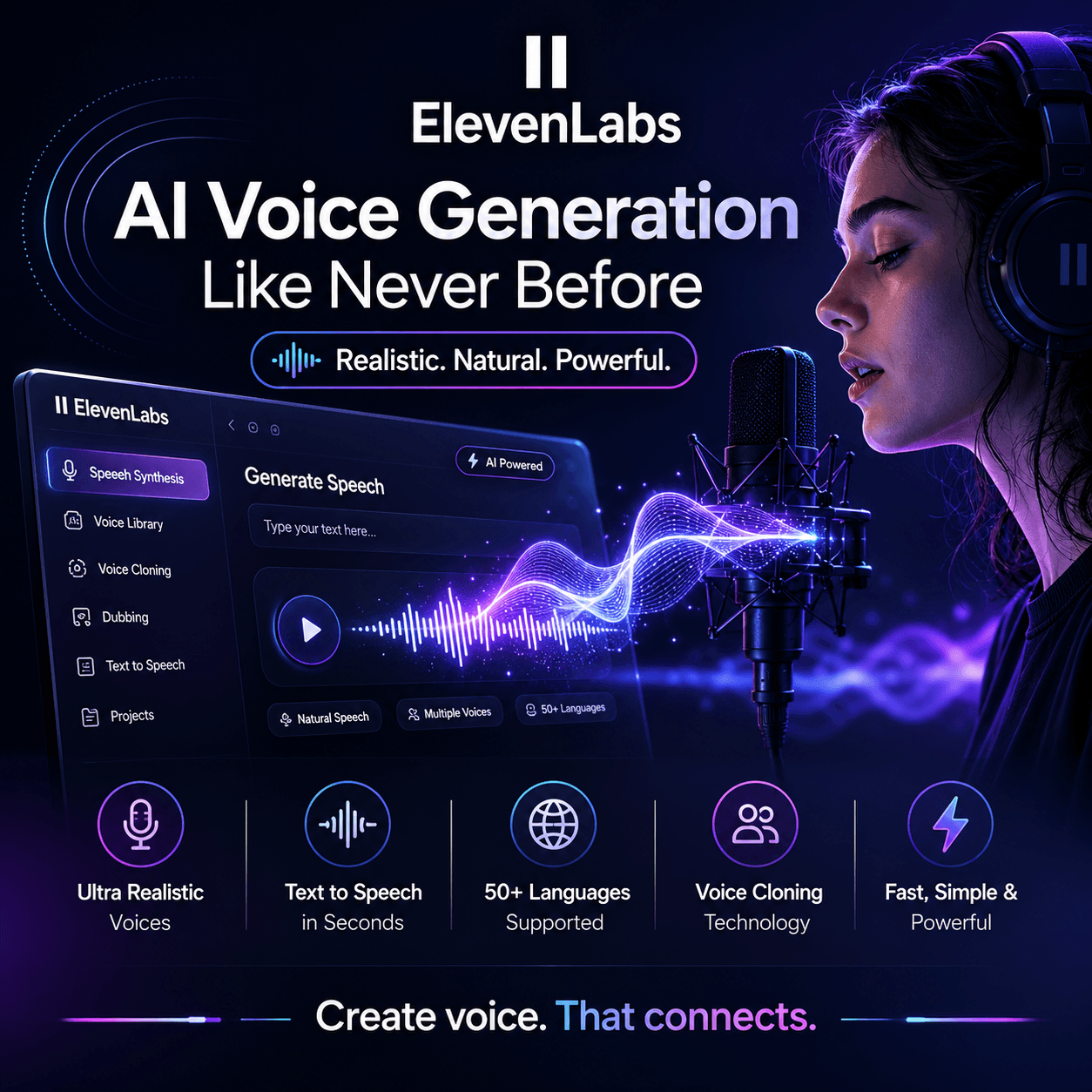 ElevenLabs Creator Subscription 1 Month – Private