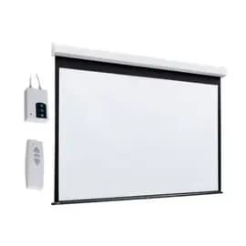 Motorized Projection Screen Electric Roll Up Projector Screen With Remote 500 x 375 cm