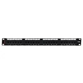 Extell E6A24U3L-PM Unshielded Patch Panel CAT 6A 24 Port RJ-45