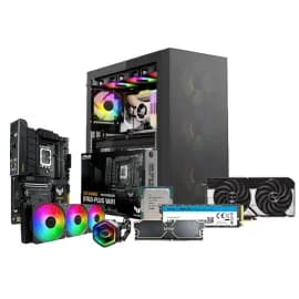 Intel Core I7-14700F Tray Asus TUF Gaming B760-PLUS 1TB SSD 16GB Ram RTX 5060Ti 8GB OC Case Xander Velox Flow ARGB​​ PSU ​750w Cooler Master Liquid 360 Core II